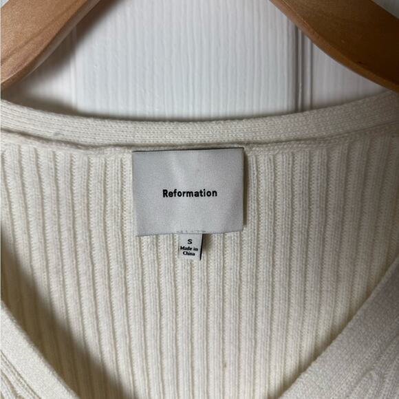 Reformation Fia Cashmere Blend Cardigan S - Picture 6 of 8